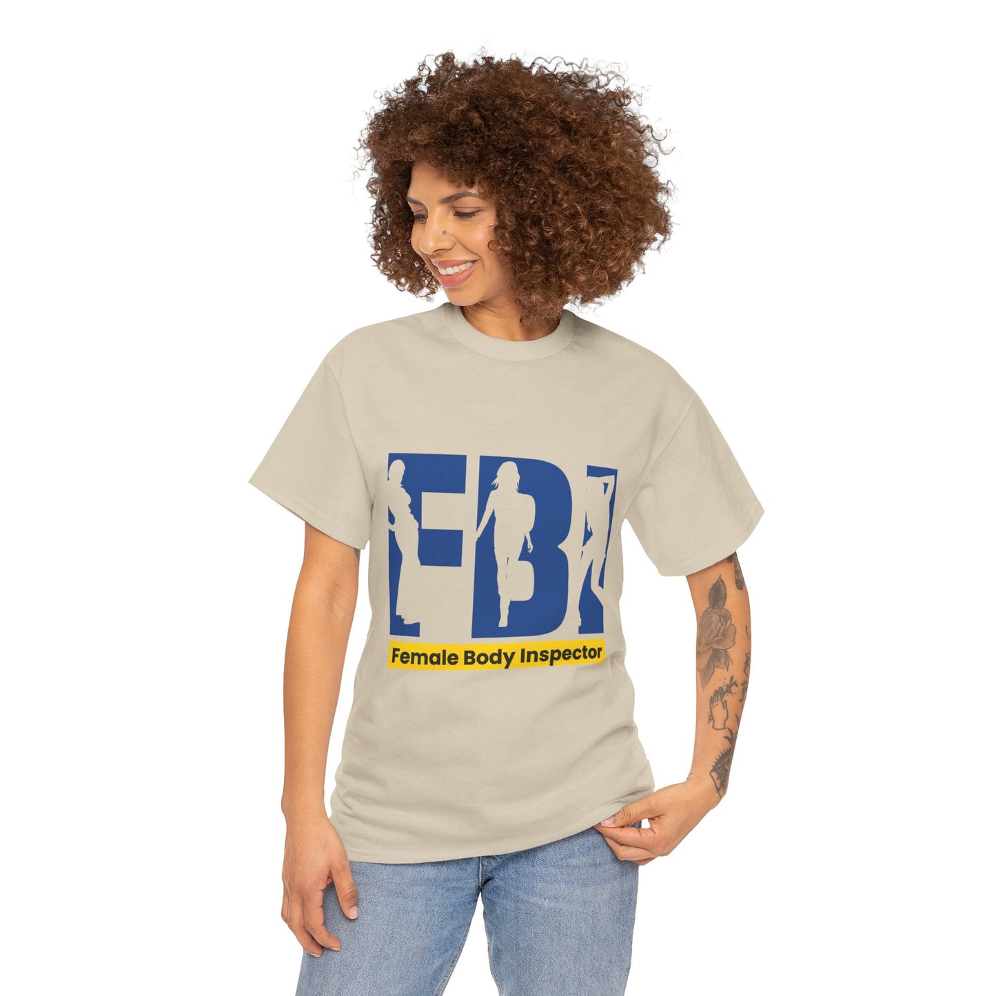 FBI Female Body Inspector Funny Graphic T-Shirt — Adult Humor Tee