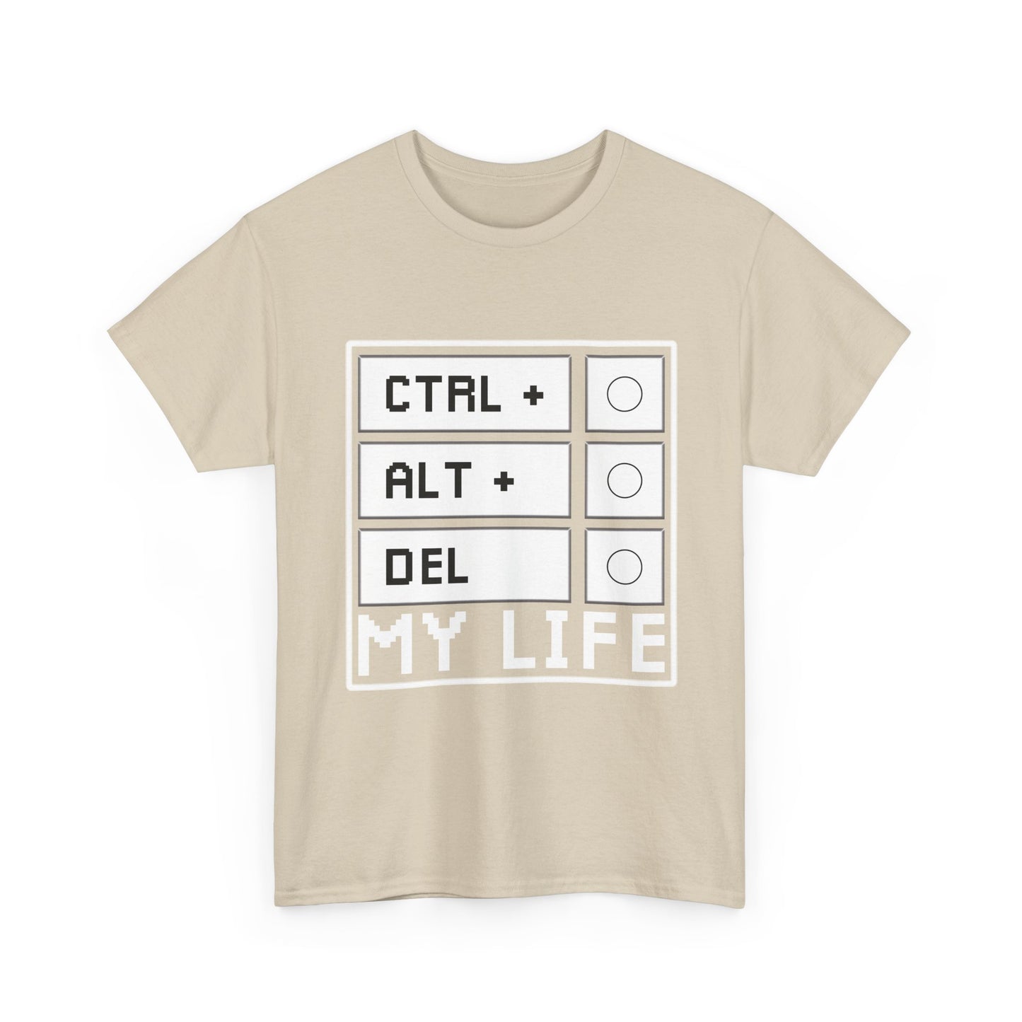 Ctrl Alt Del My Life Programmer T-Shirt