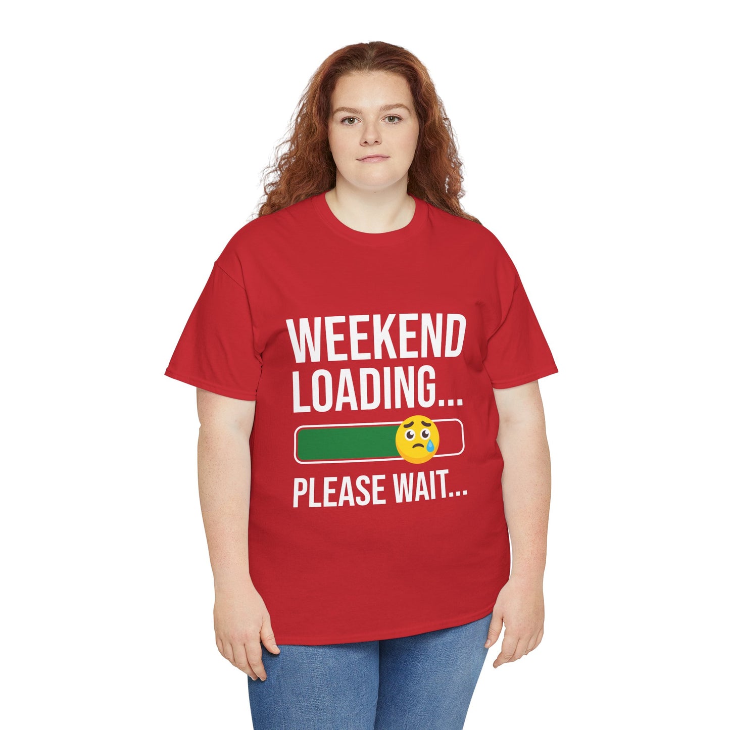 Weekend Loading Please Wait Tee — Funny Lazy Mode T-Shirt
