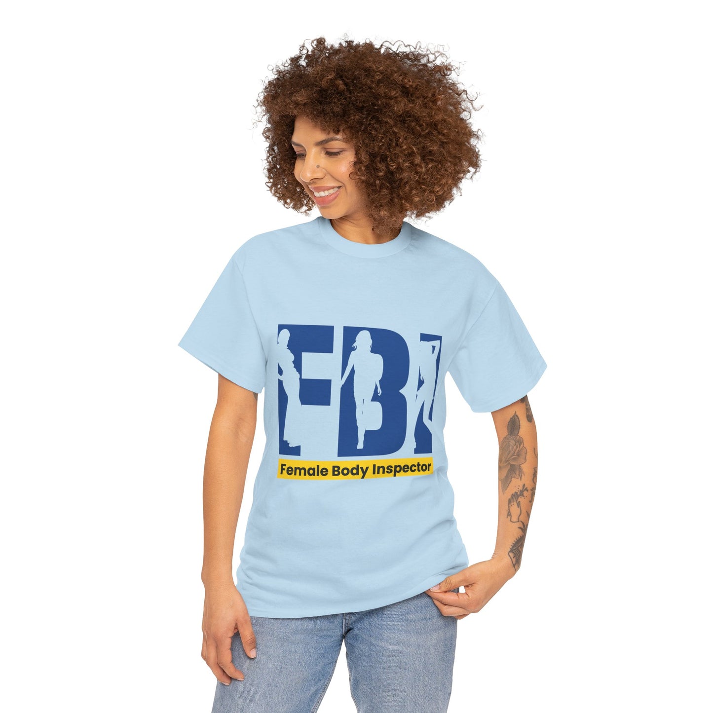 FBI Female Body Inspector Funny Graphic T-Shirt — Adult Humor Tee
