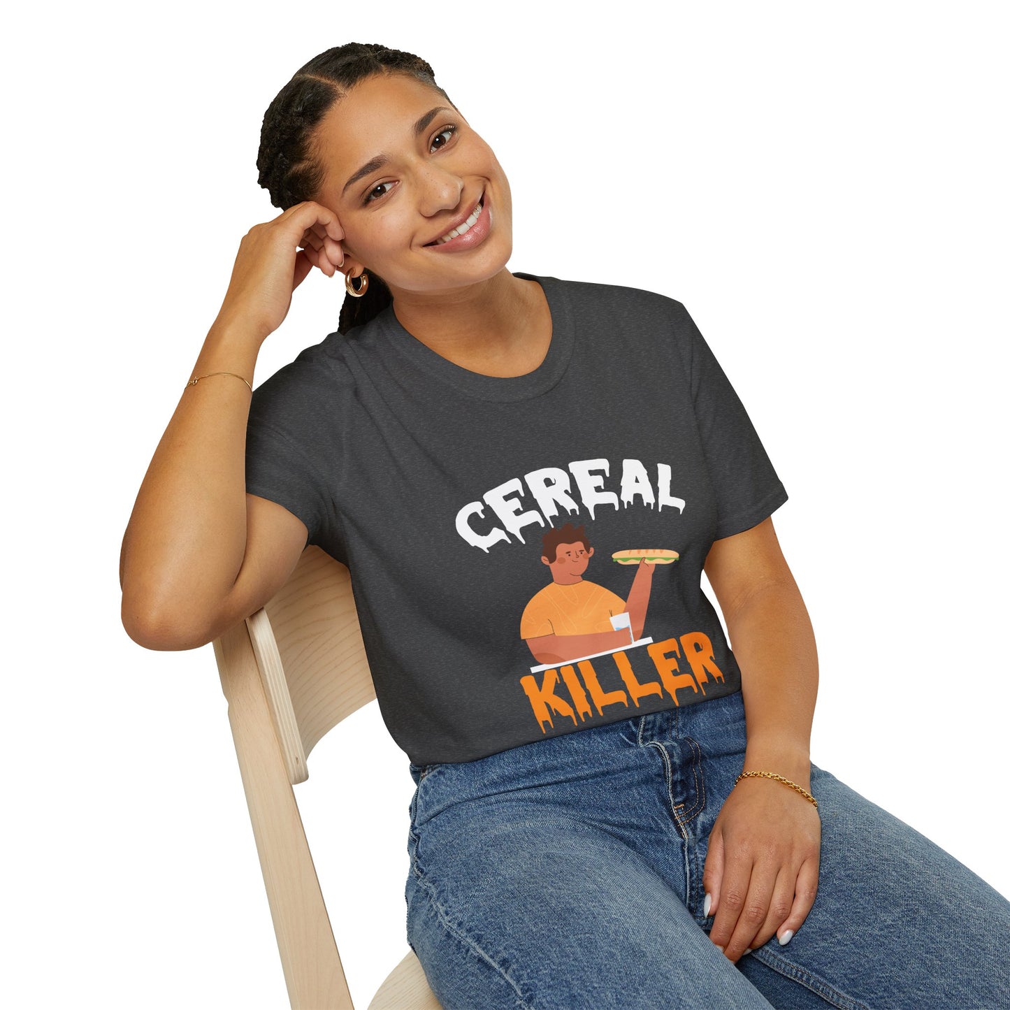 Cereal Killer Pun T-Shirt — Funny Breakfast Lover Tee