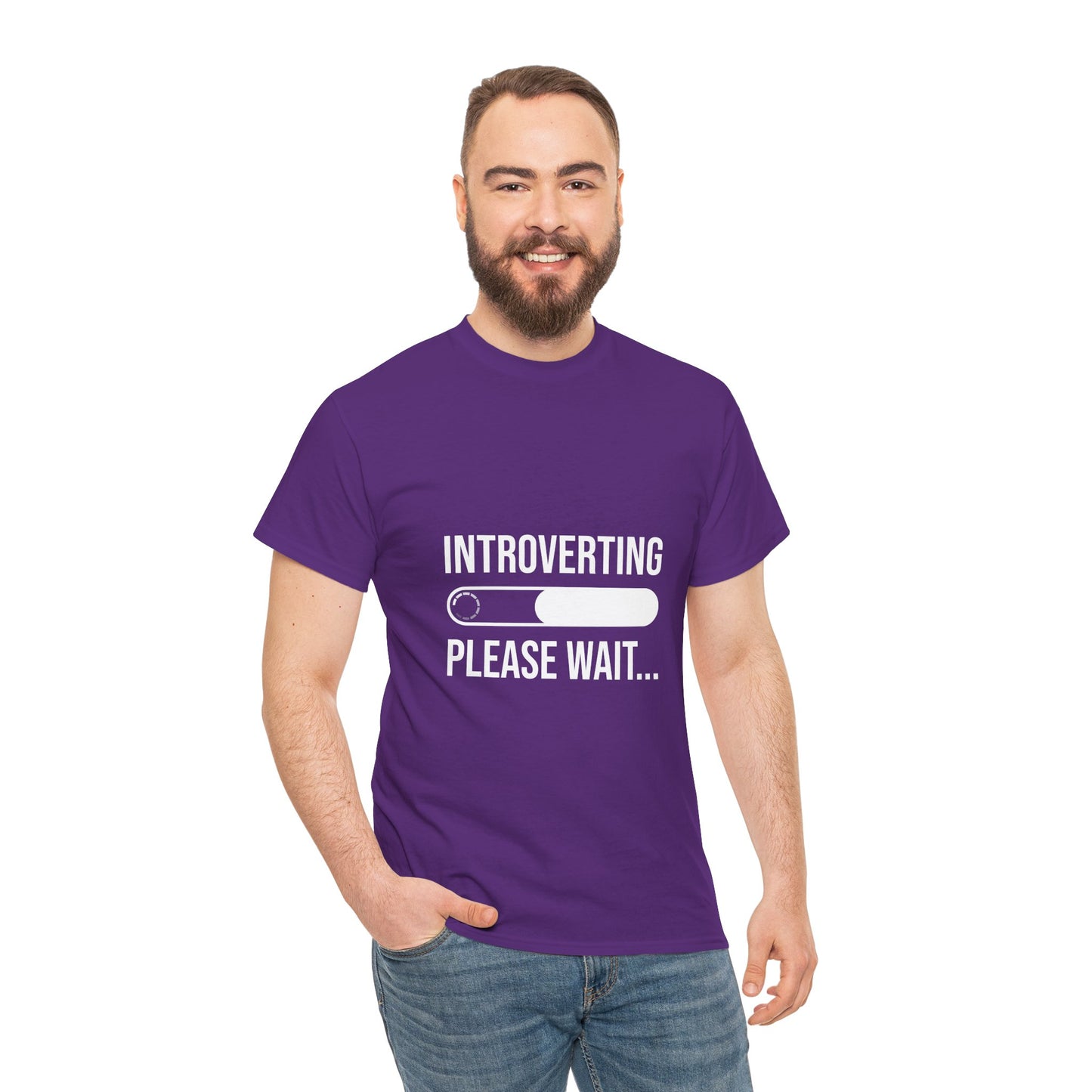 Introverting Please Wait T-Shirt — Funny Introvert Loading Tee