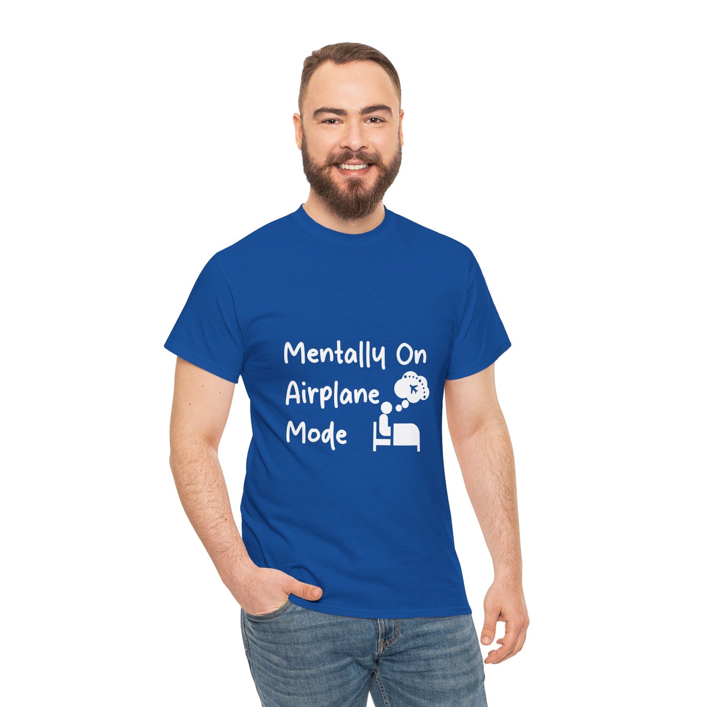 Mentally on Airplane Mode Travel Lover T-Shirt