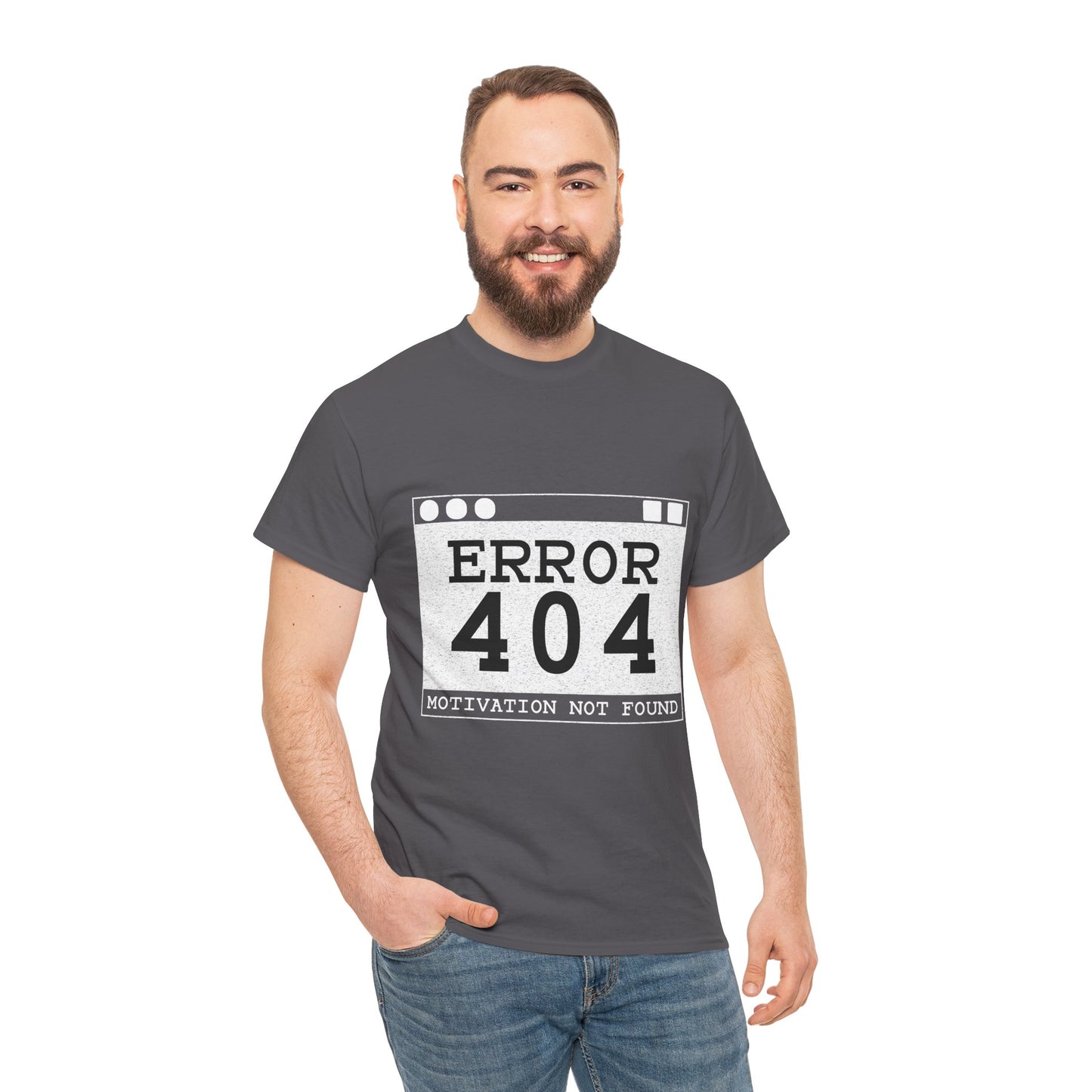 Error 404 Funny Tech T-Shirt — Geek Humor Tee