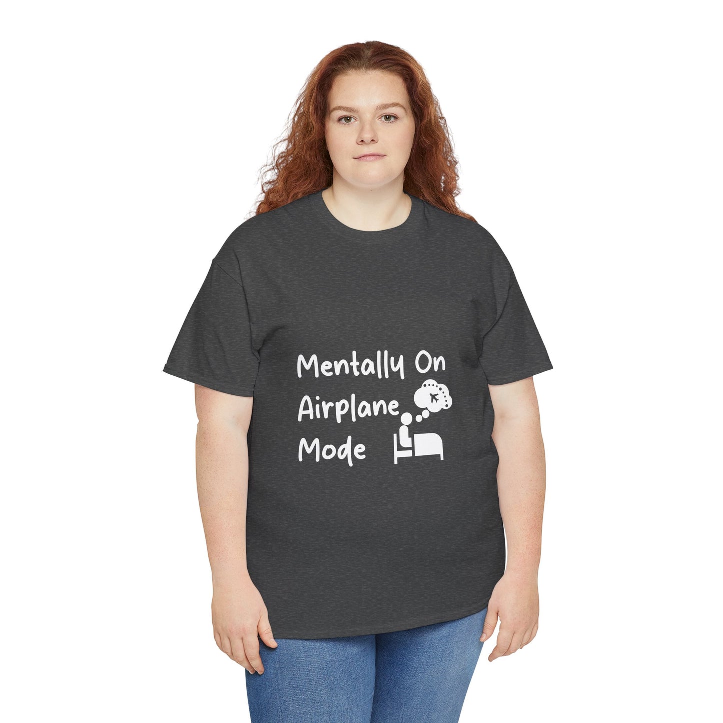 Mentally on Airplane Mode Travel Lover T-Shirt