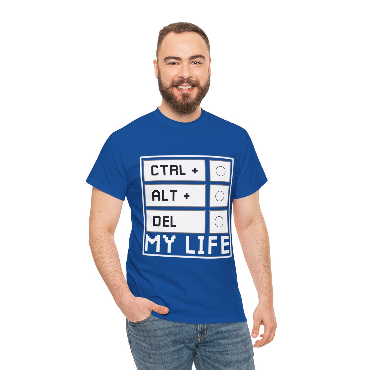 Ctrl Alt Del My Life Programmer T-Shirt