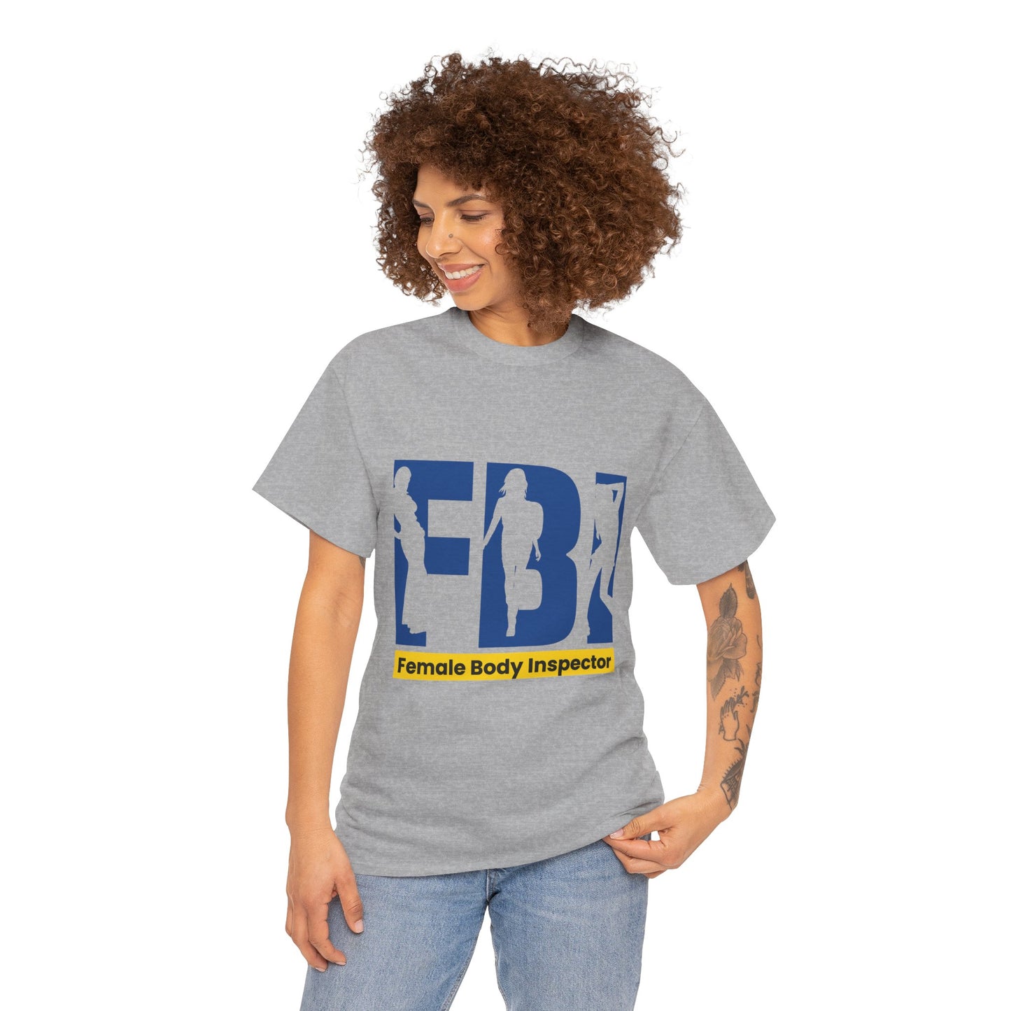 FBI Female Body Inspector Funny Graphic T-Shirt — Adult Humor Tee