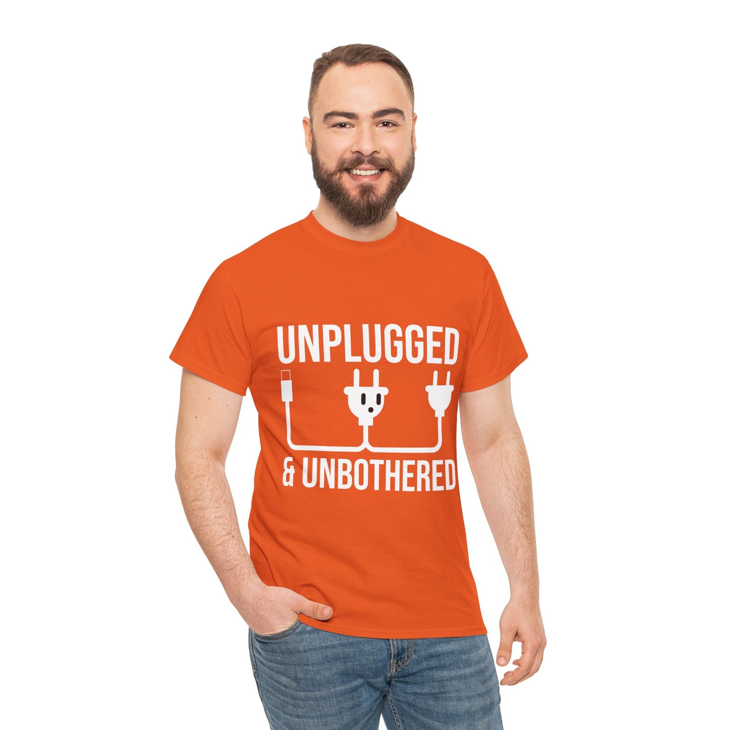 Relax Mode Tee — "Unplugged and Unbothered" Minimalist Calm T-Shirt
