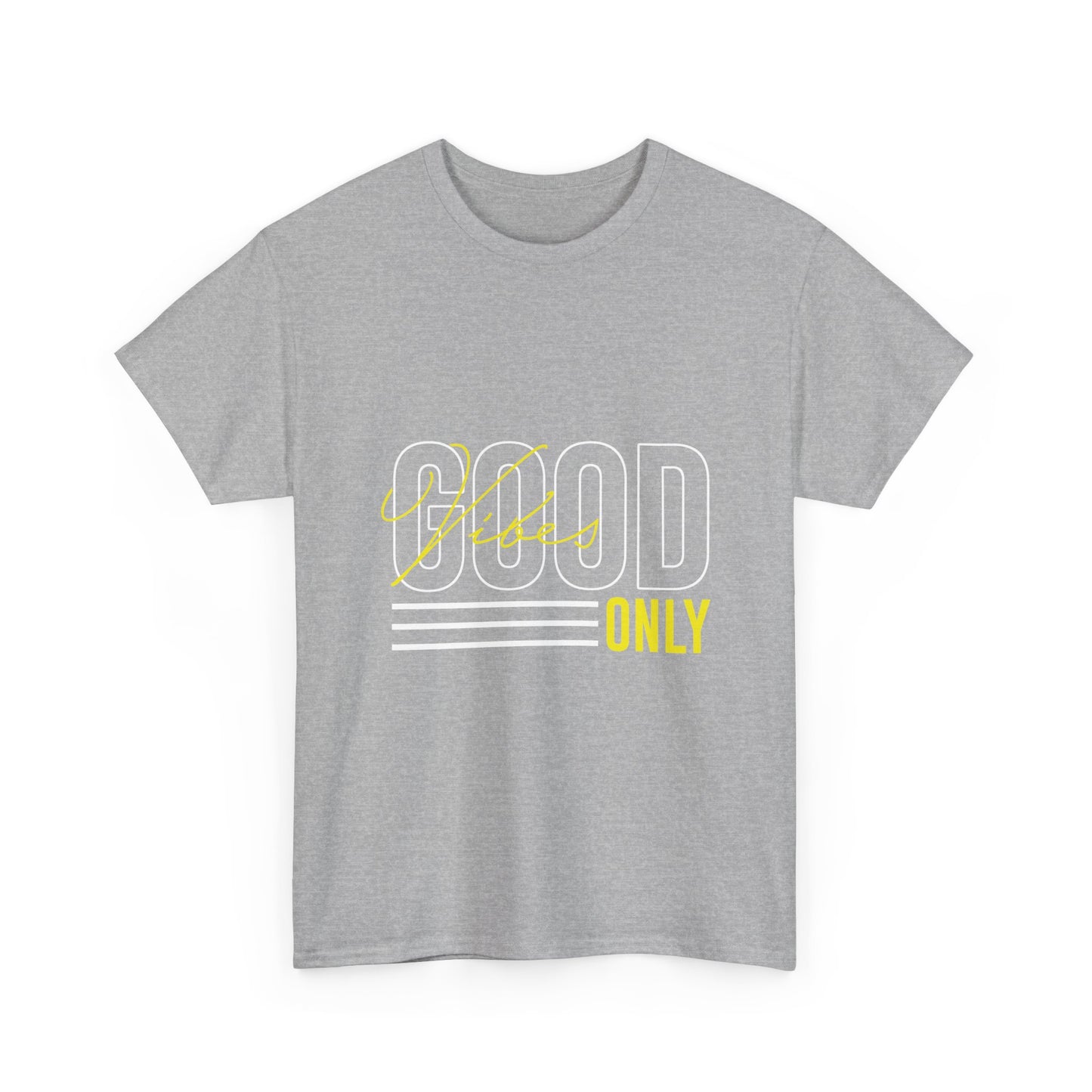 Good Vibes Only Tee — Positive Energy Aesthetic T-Shirt