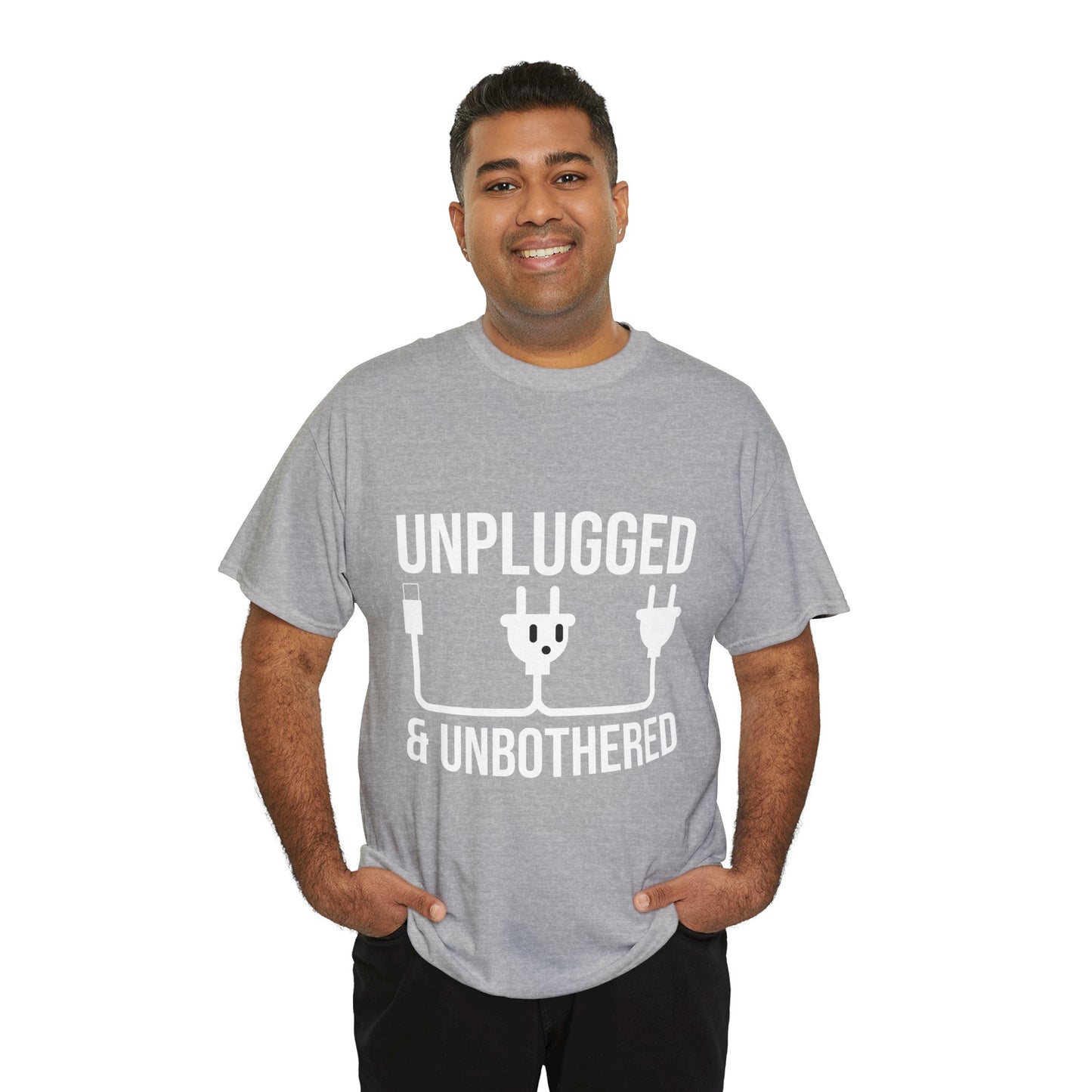 Relax Mode Tee — "Unplugged and Unbothered" Minimalist Calm T-Shirt