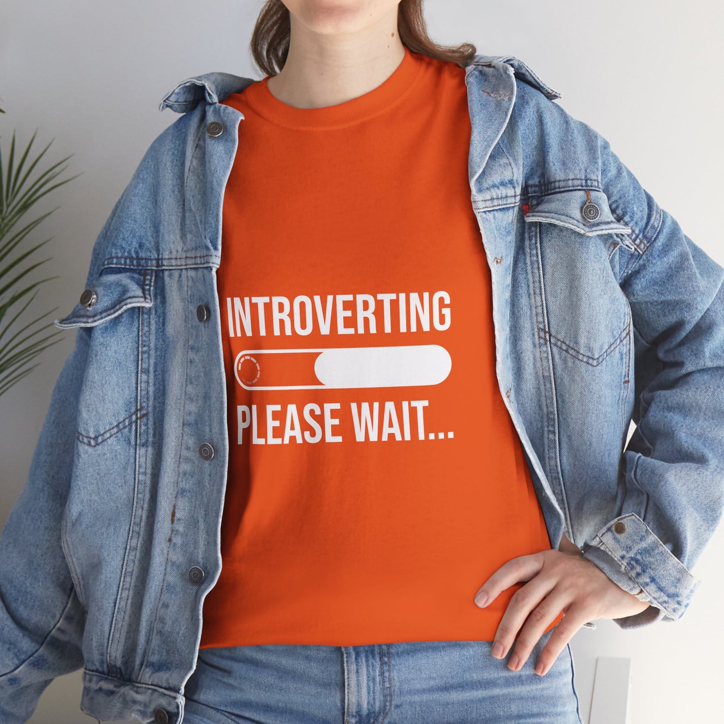 Introverting Please Wait T-Shirt — Funny Introvert Loading Tee