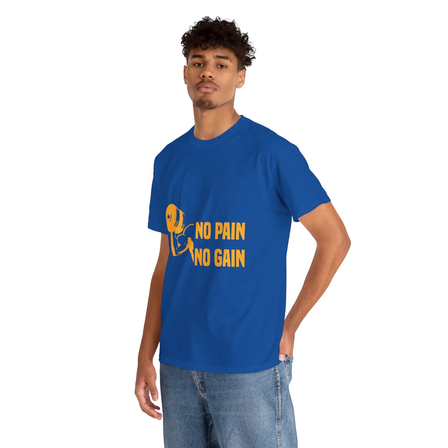 No Pain No Gain Motivational Fitness Tee