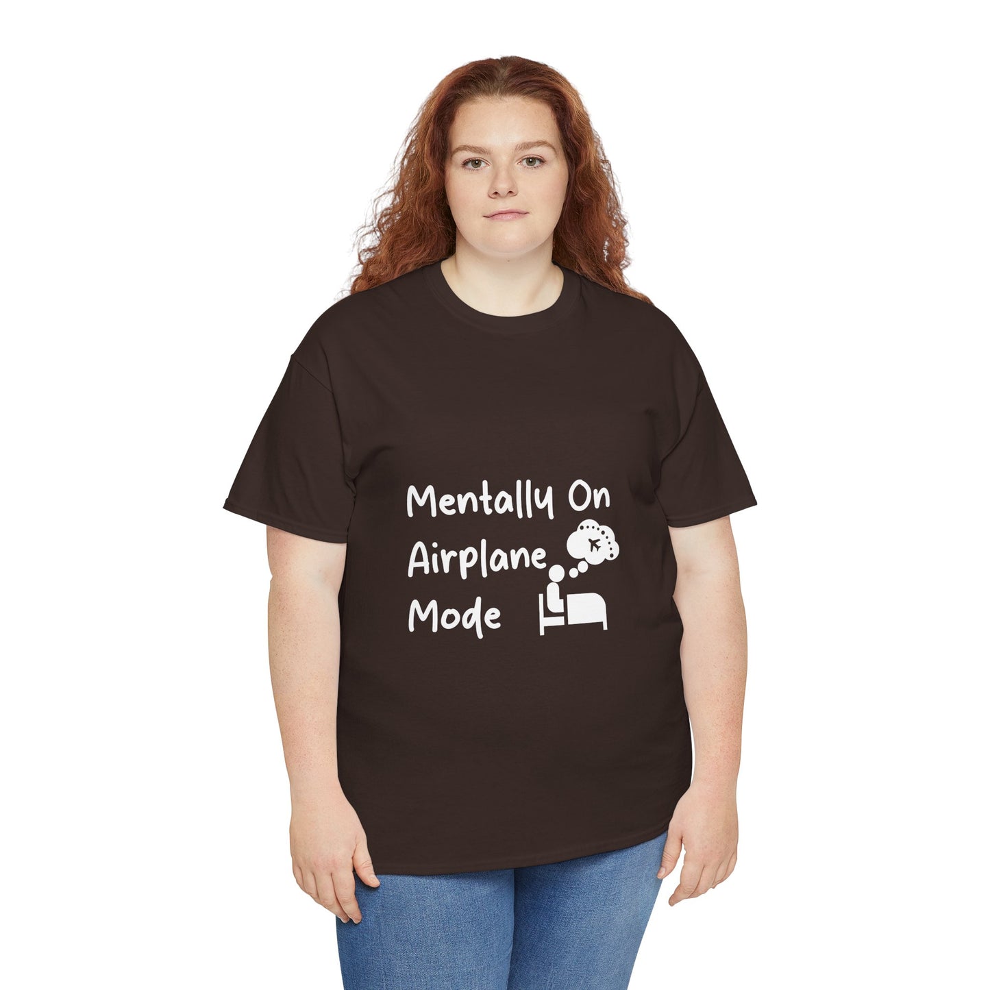 Mentally on Airplane Mode Travel Lover T-Shirt