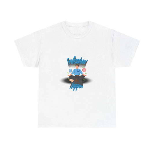 Funny 'Professional Napper' T-Shirt — Sleep Lover Lazy Day Tee