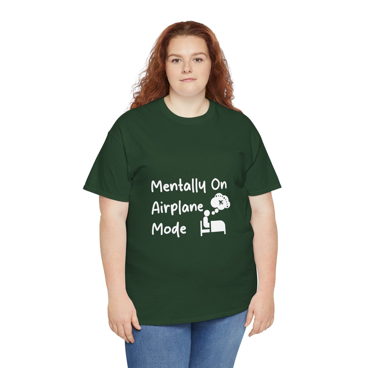 Mentally on Airplane Mode Travel Lover T-Shirt