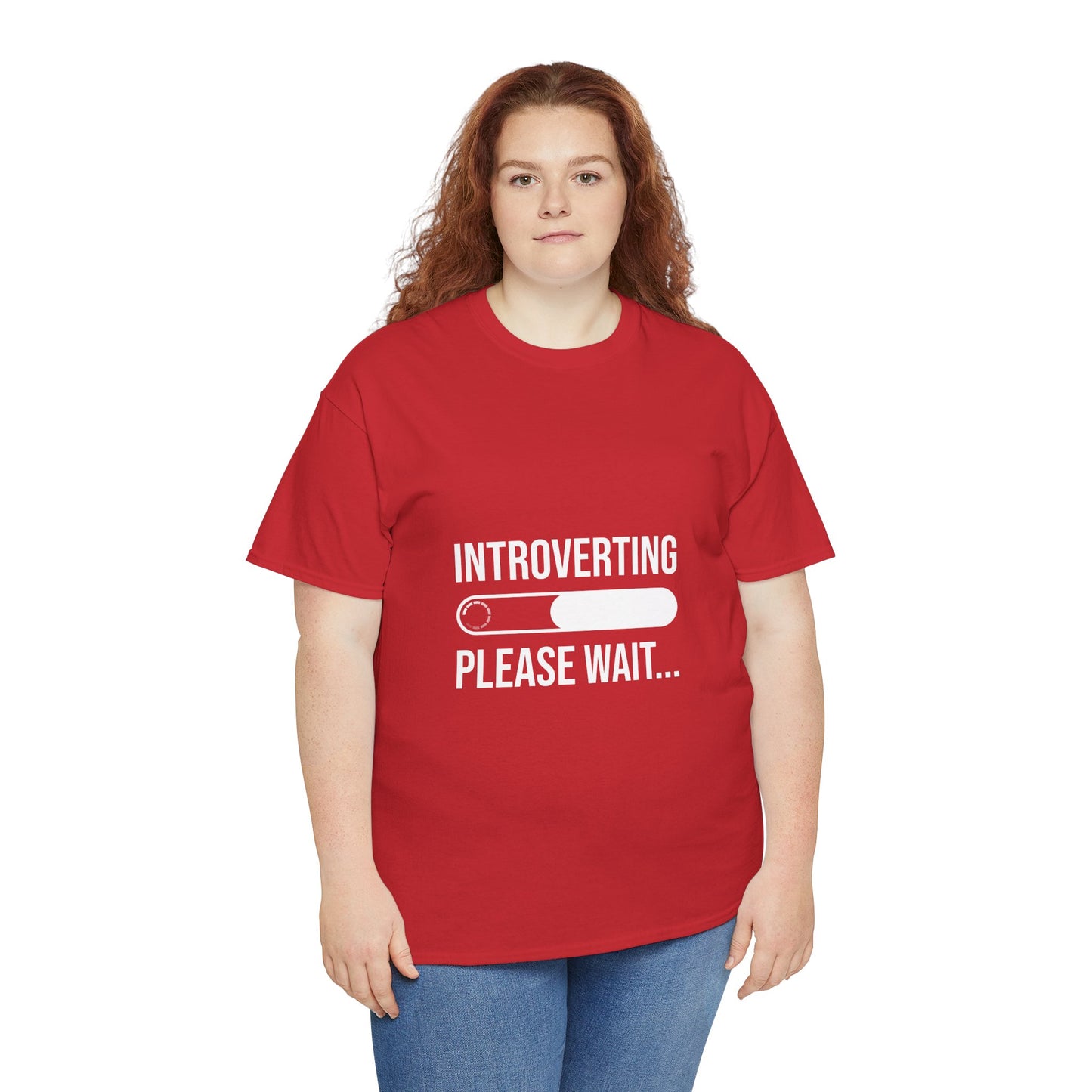 Introverting Please Wait T-Shirt — Funny Introvert Loading Tee