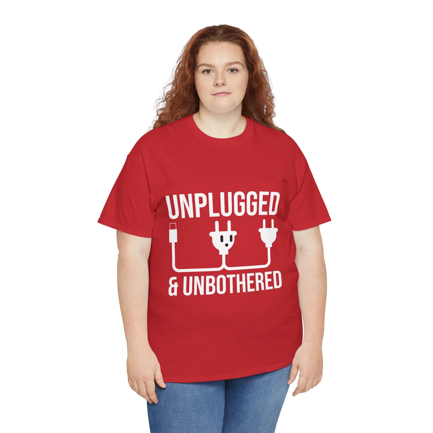 Relax Mode Tee — "Unplugged and Unbothered" Minimalist Calm T-Shirt