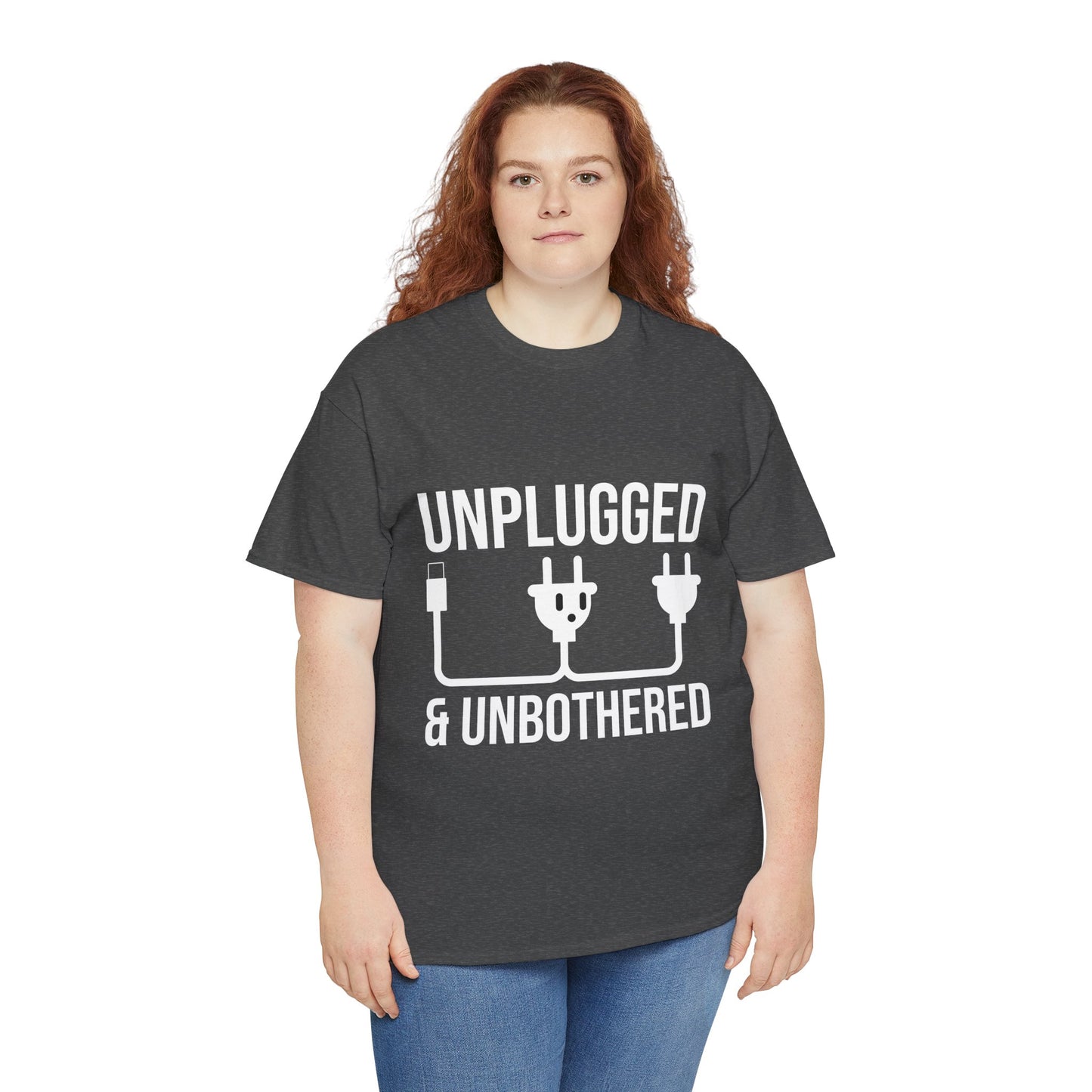 Relax Mode Tee — "Unplugged and Unbothered" Minimalist Calm T-Shirt