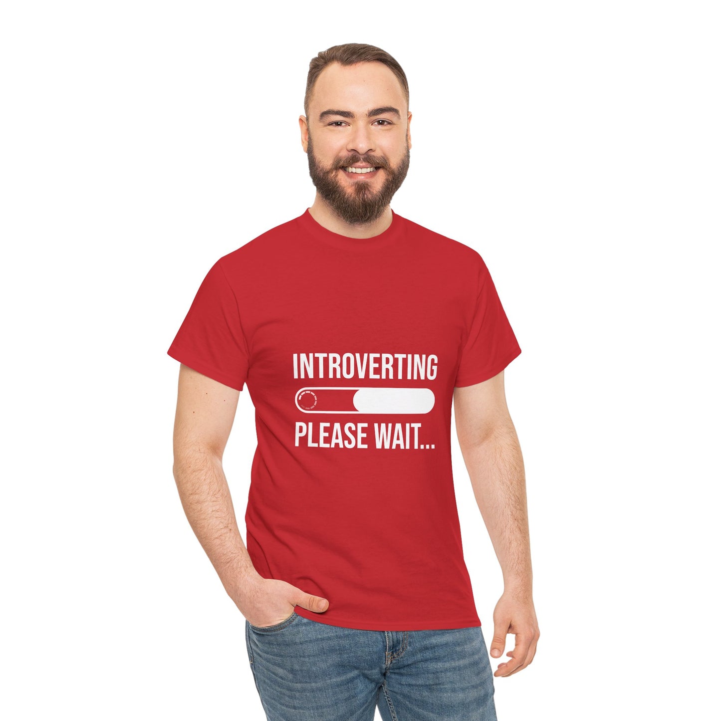 Introverting Please Wait T-Shirt — Funny Introvert Loading Tee