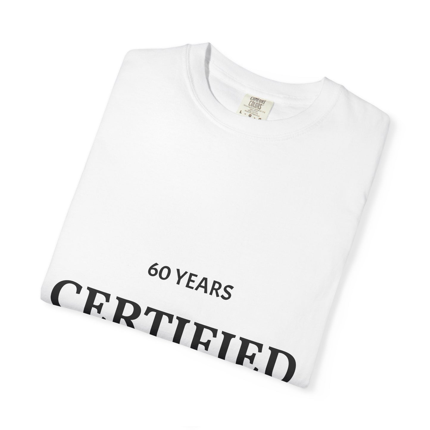 Retro '60 Years Certified' Birthday T-Shirt