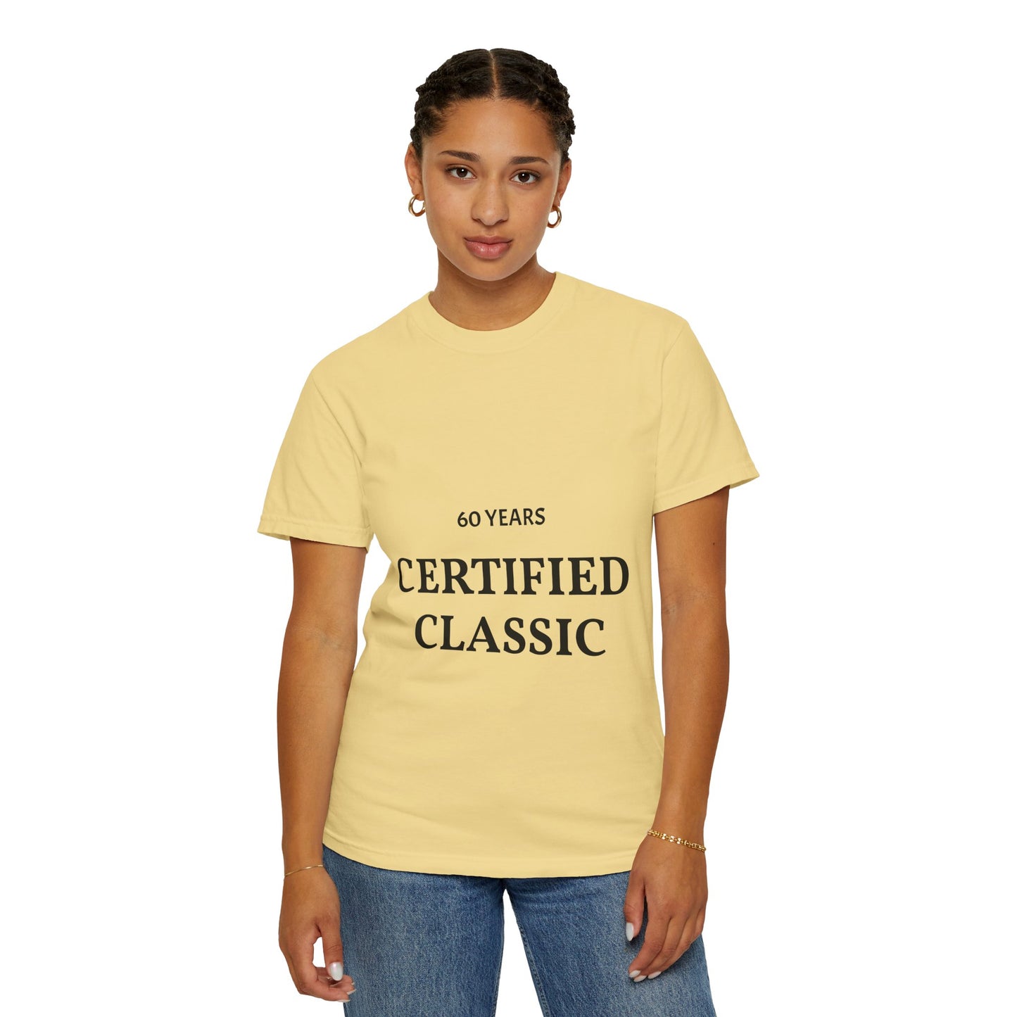 Retro '60 Years Certified' Birthday T-Shirt