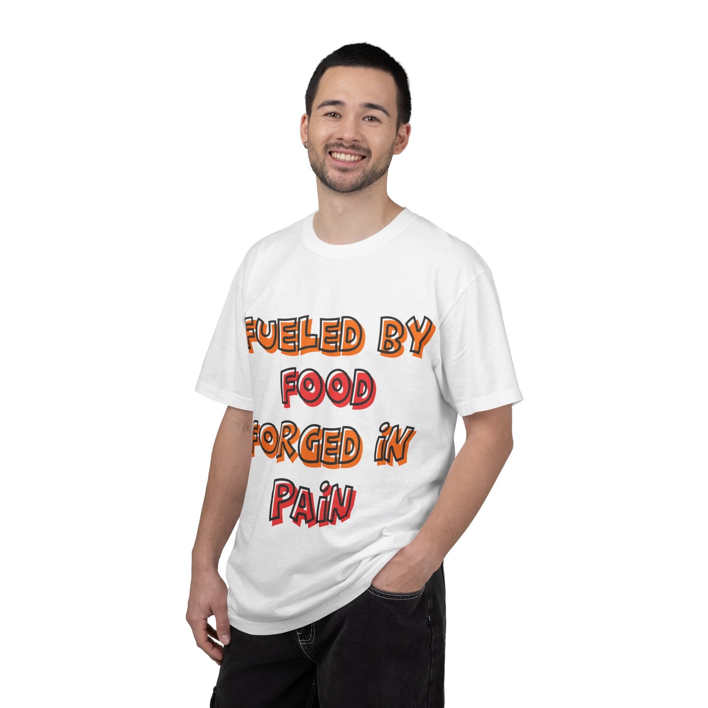 Fueled by Food Forged in Pain Fitness Tee - Motivational Gym T-Shirt