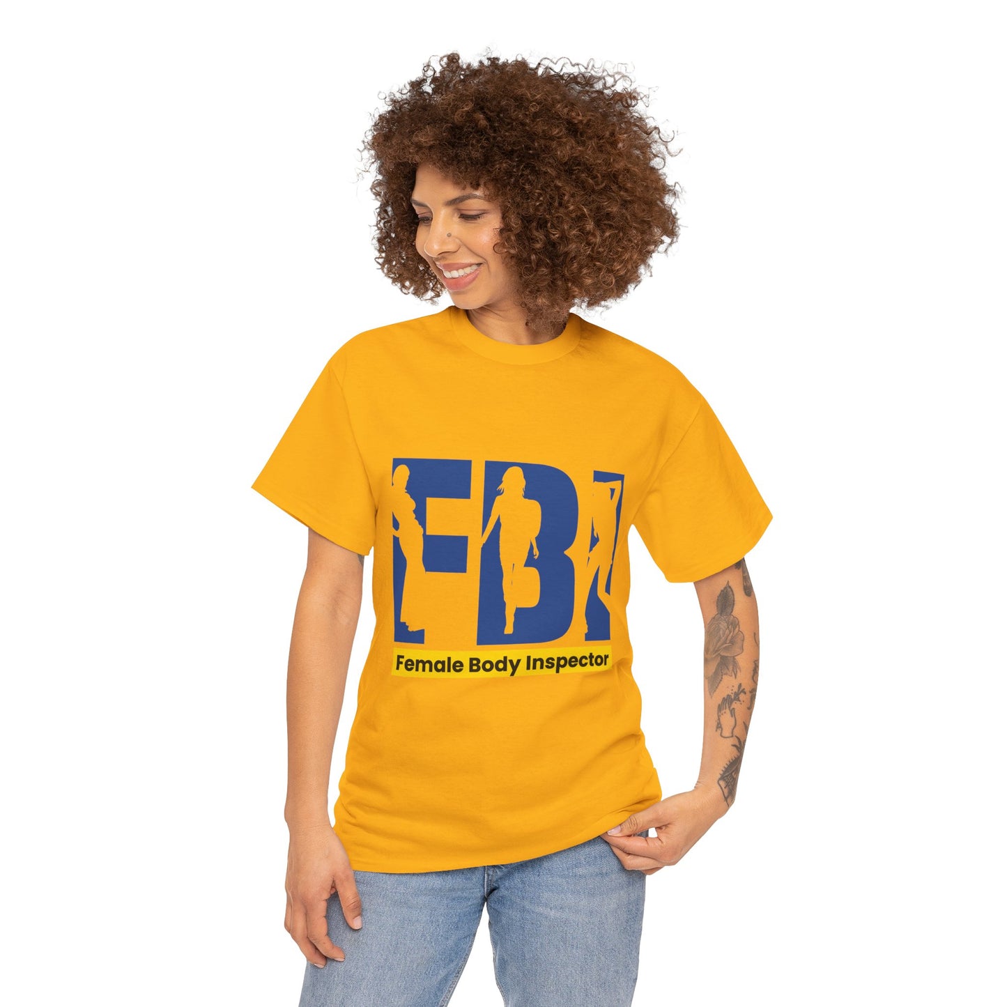FBI Female Body Inspector Funny Graphic T-Shirt — Adult Humor Tee