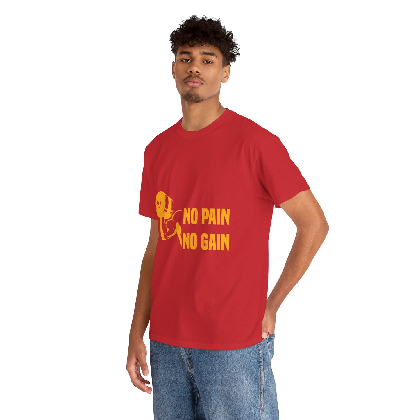 No Pain No Gain Motivational Fitness Tee