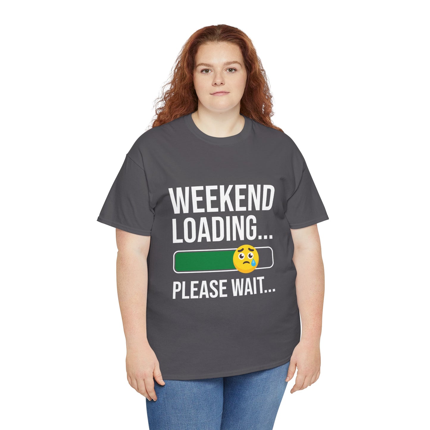 Weekend Loading Please Wait Tee — Funny Lazy Mode T-Shirt