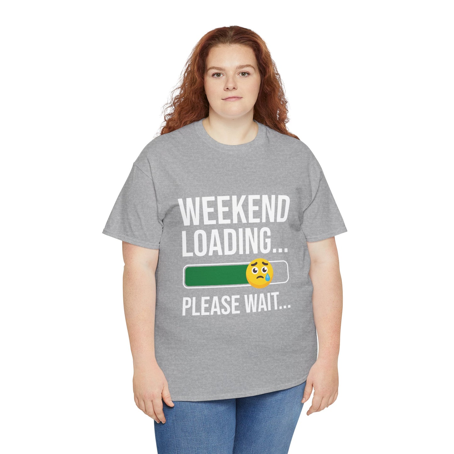 Weekend Loading Please Wait Tee — Funny Lazy Mode T-Shirt