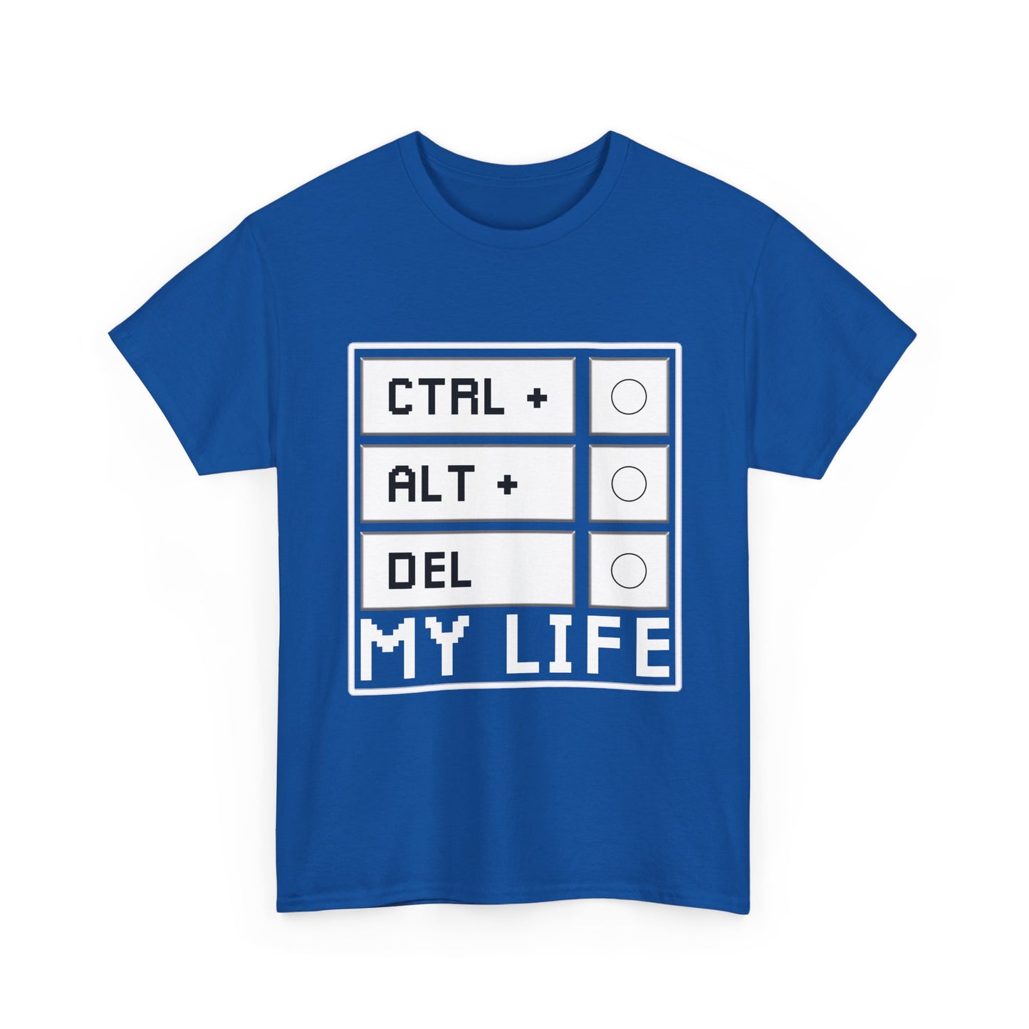 Ctrl Alt Del My Life Programmer T-Shirt