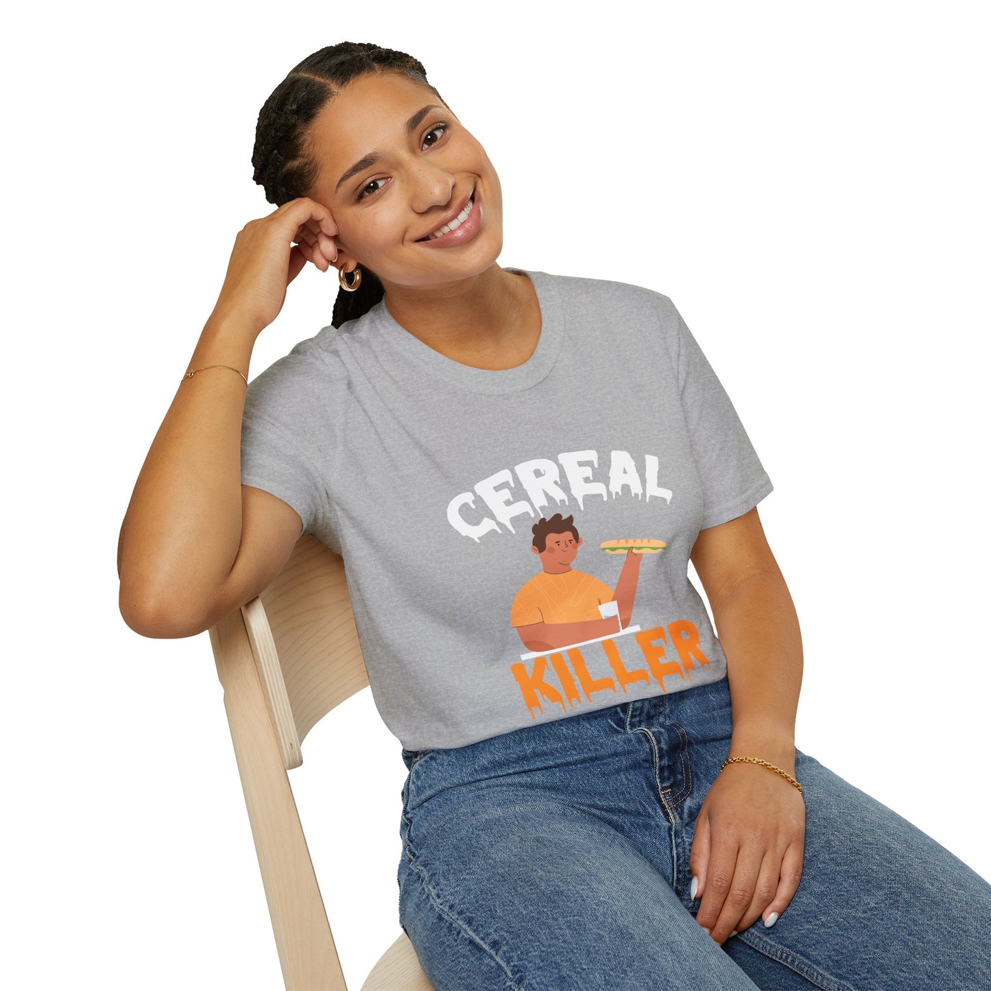 Cereal Killer Pun T-Shirt — Funny Breakfast Lover Tee