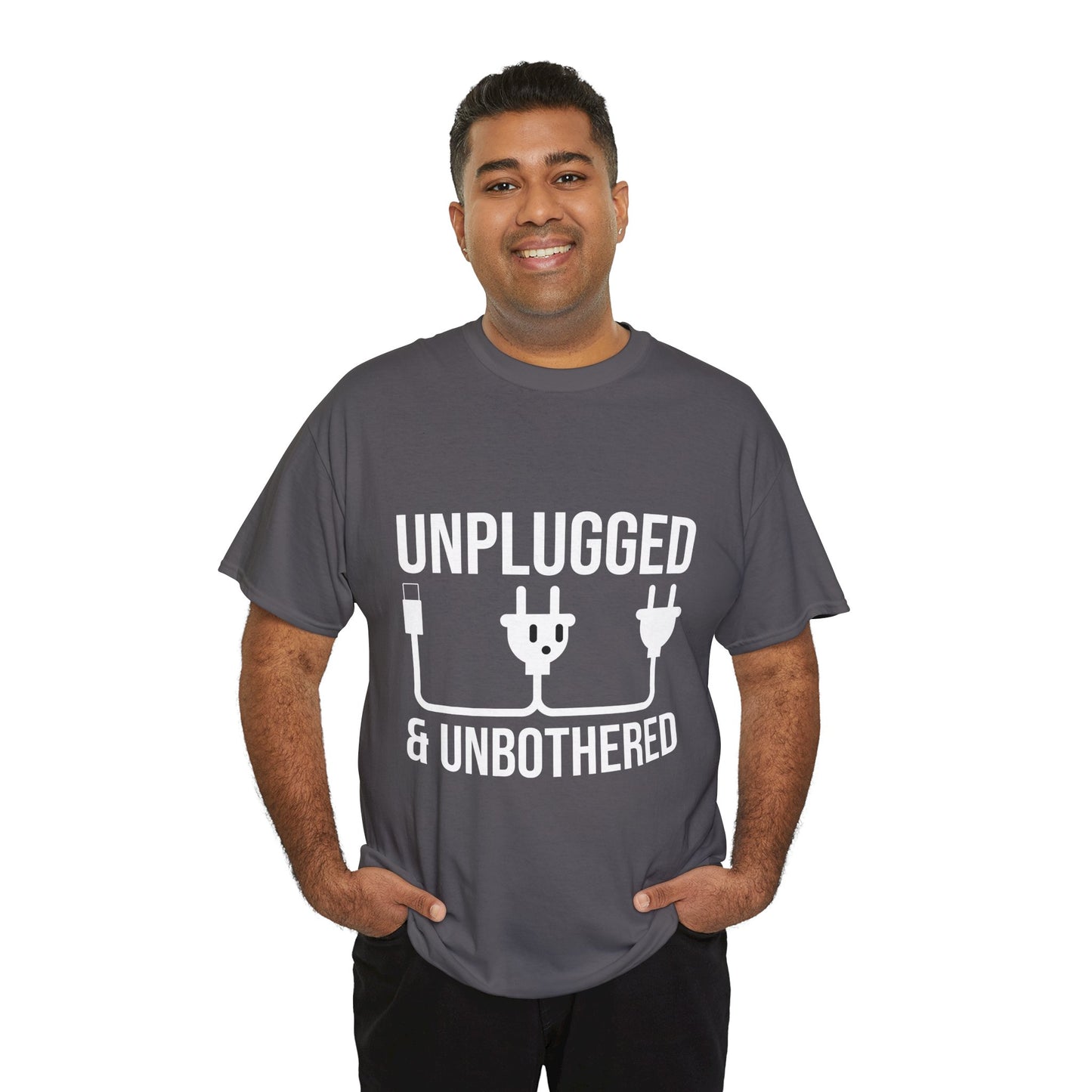 Relax Mode Tee — "Unplugged and Unbothered" Minimalist Calm T-Shirt