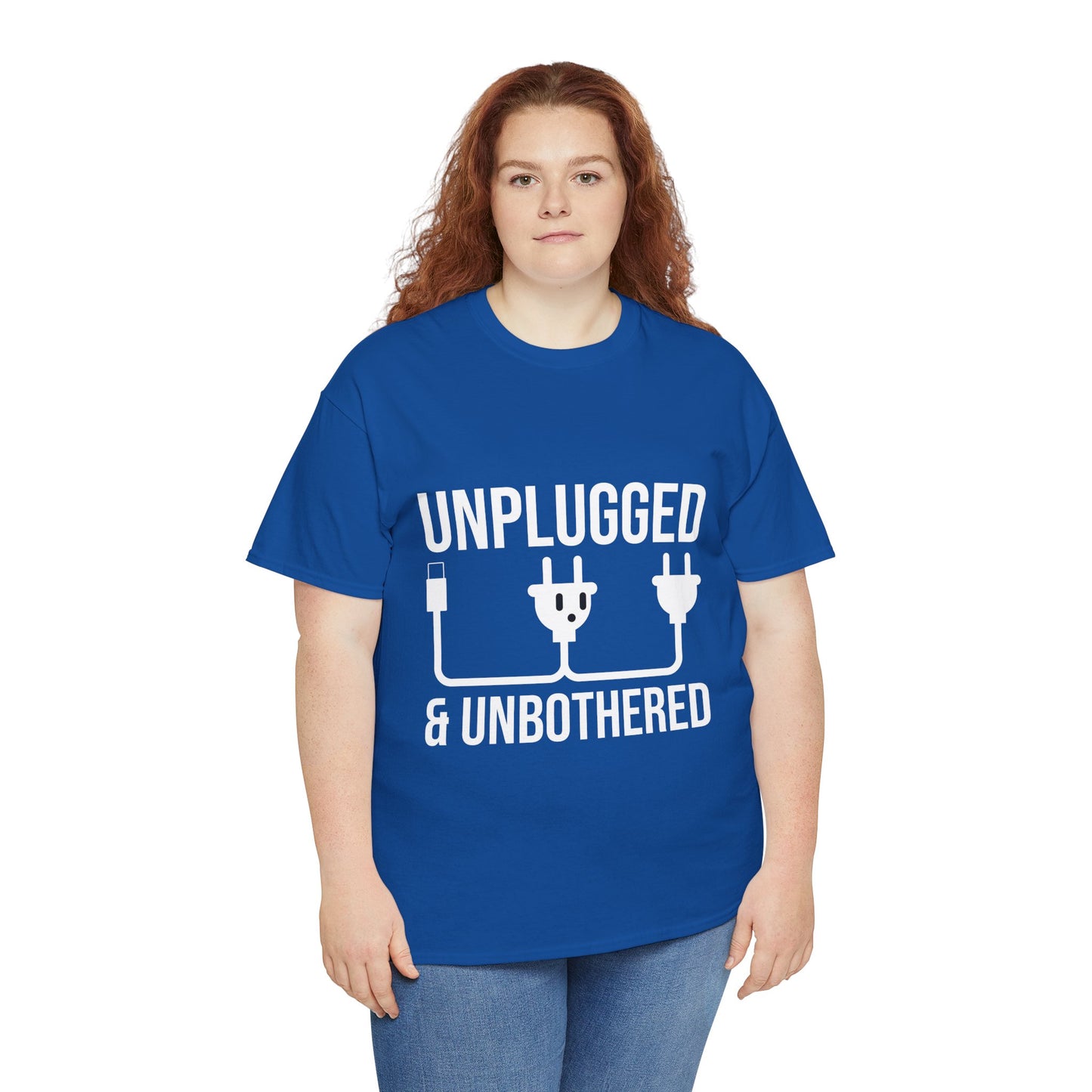 Relax Mode Tee — "Unplugged and Unbothered" Minimalist Calm T-Shirt