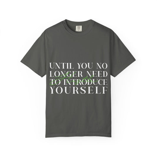 Hustle Until You No Longer Need an Introduction Motivational T-Shirt