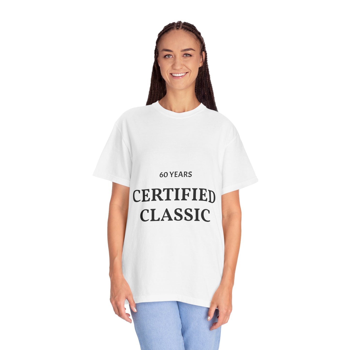 Retro '60 Years Certified' Birthday T-Shirt