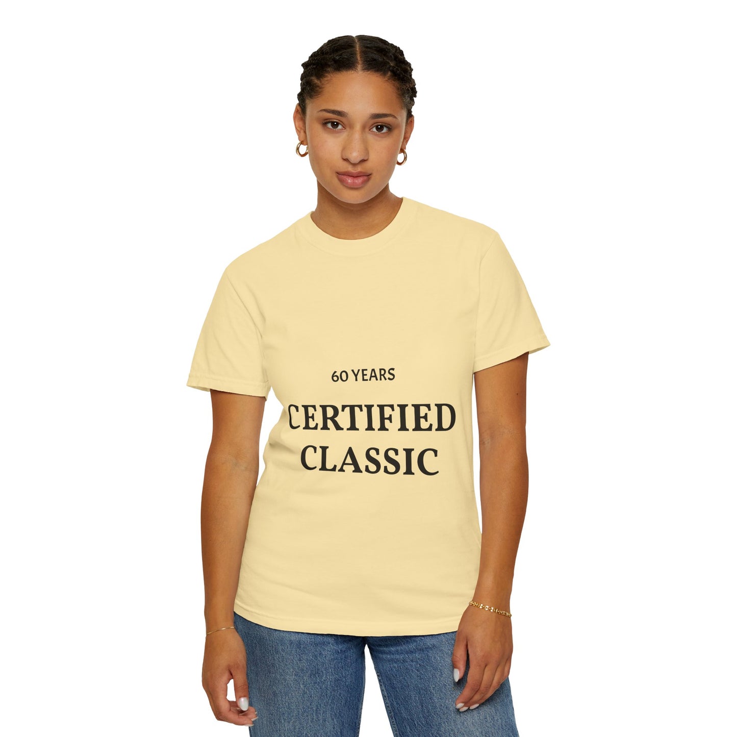 Retro '60 Years Certified' Birthday T-Shirt