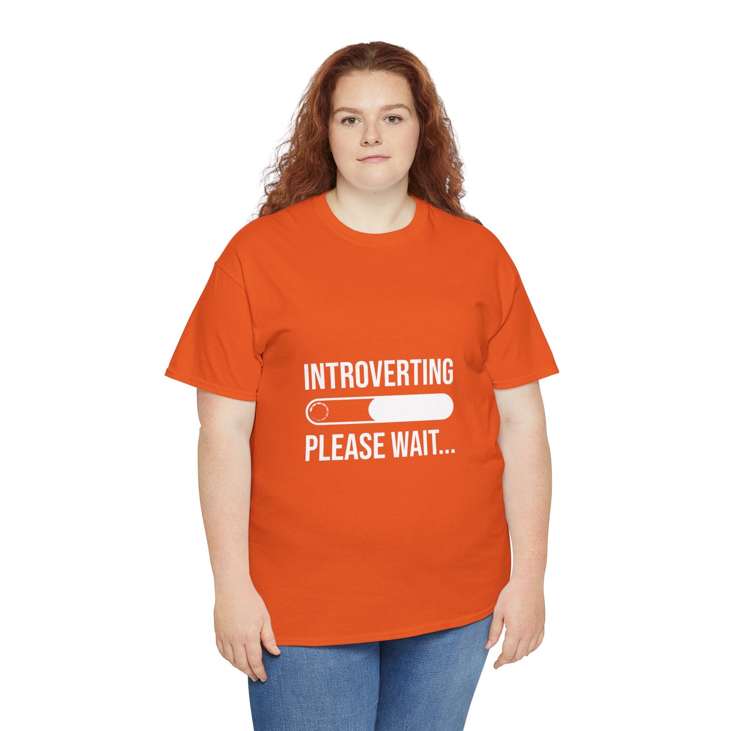 Introverting Please Wait T-Shirt — Funny Introvert Loading Tee