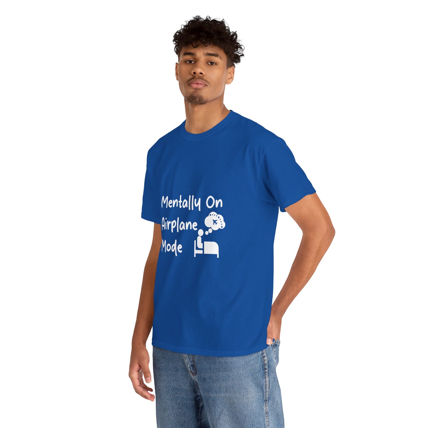 Mentally on Airplane Mode Travel Lover T-Shirt