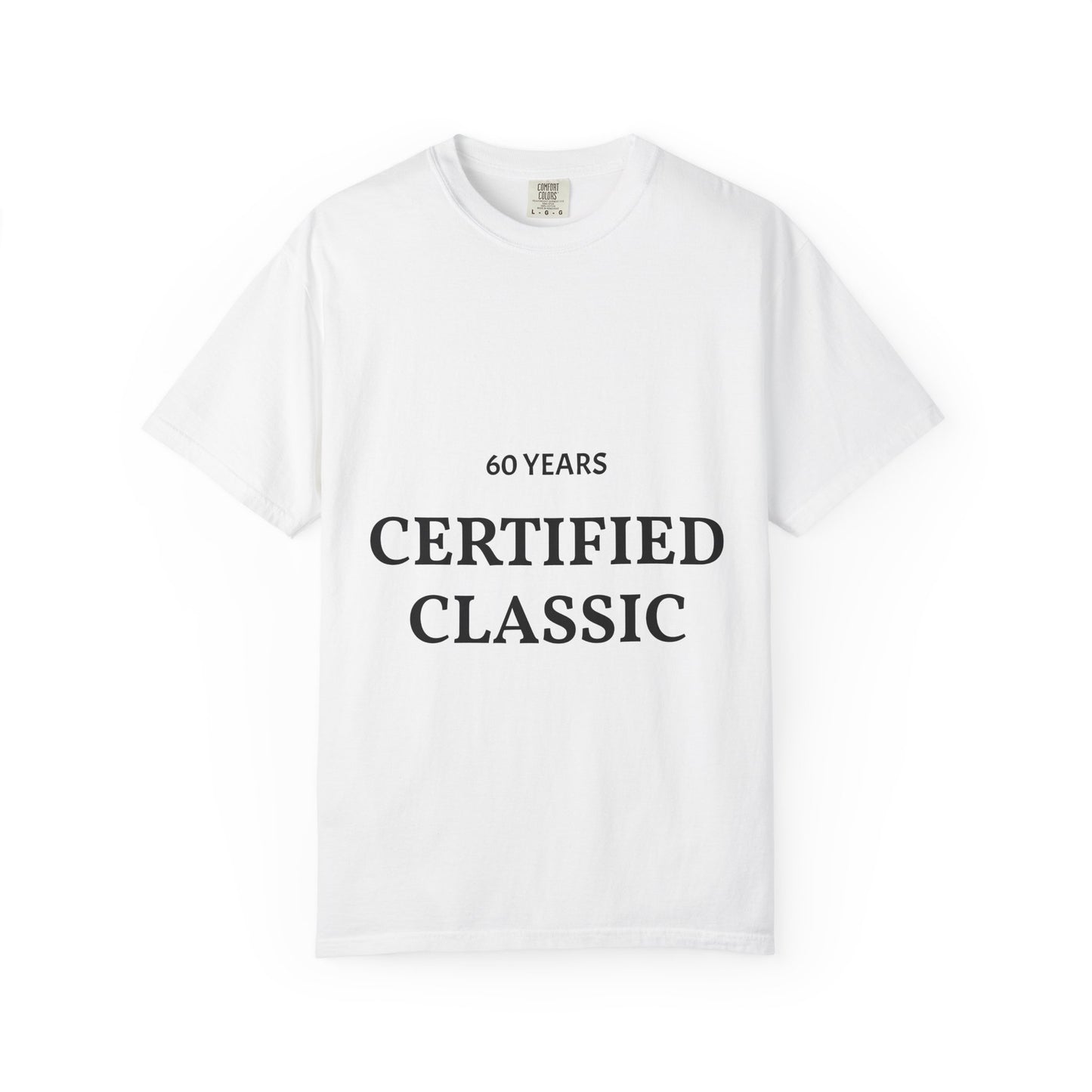Retro '60 Years Certified' Birthday T-Shirt