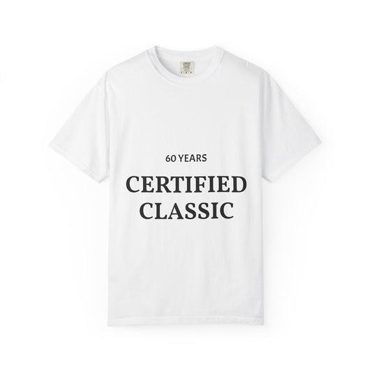 Retro '60 Years Certified' Birthday T-Shirt