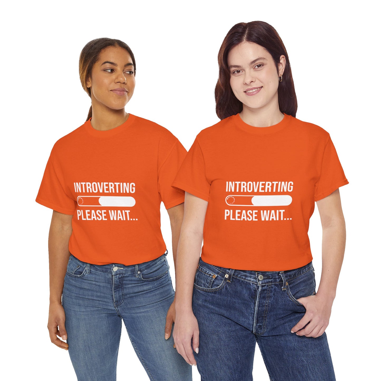 Introverting Please Wait T-Shirt — Funny Introvert Loading Tee