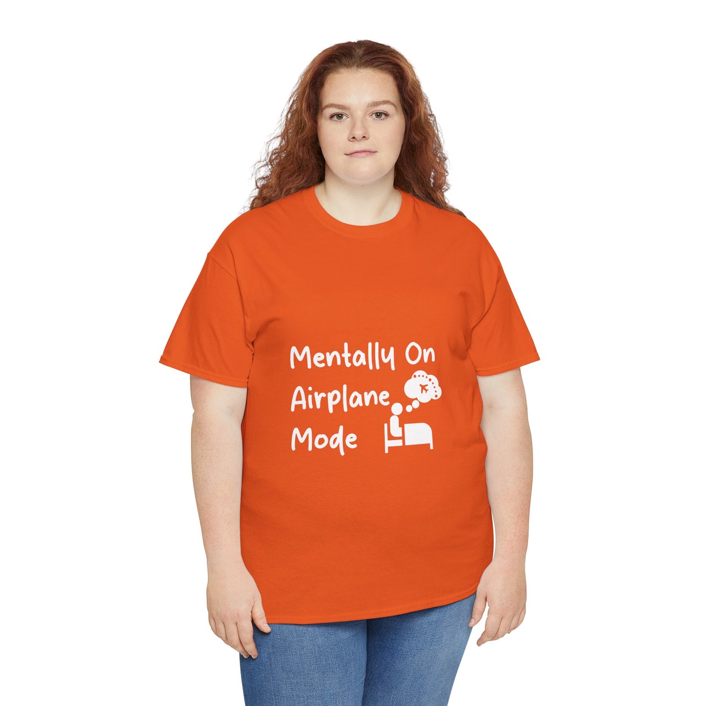 Mentally on Airplane Mode Travel Lover T-Shirt