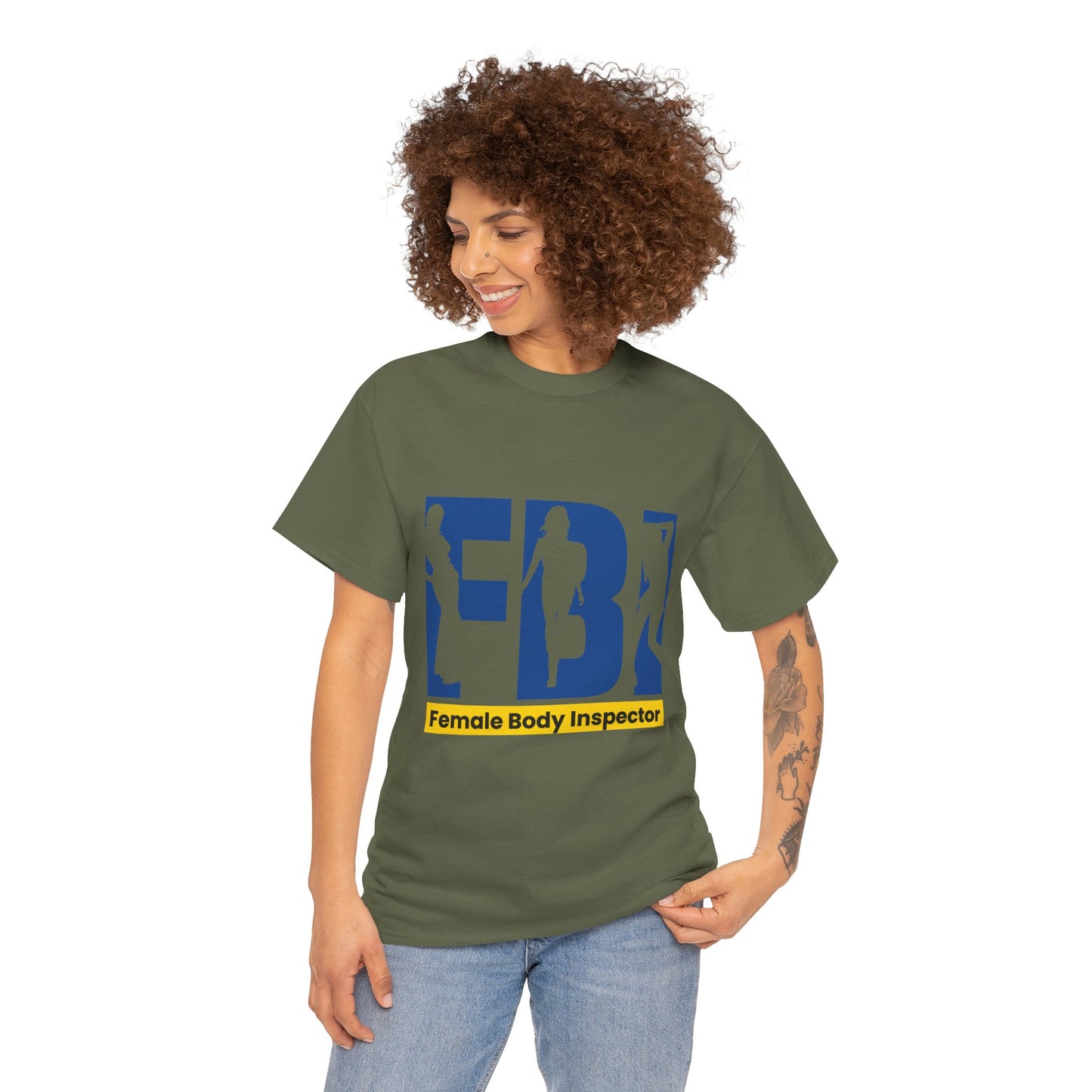 FBI Female Body Inspector Funny Graphic T-Shirt — Adult Humor Tee