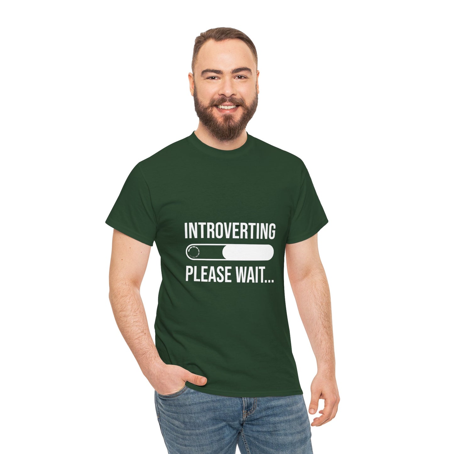 Introverting Please Wait T-Shirt — Funny Introvert Loading Tee