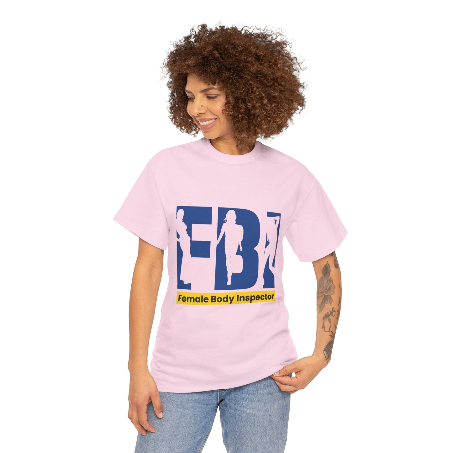 FBI Female Body Inspector Funny Graphic T-Shirt — Adult Humor Tee