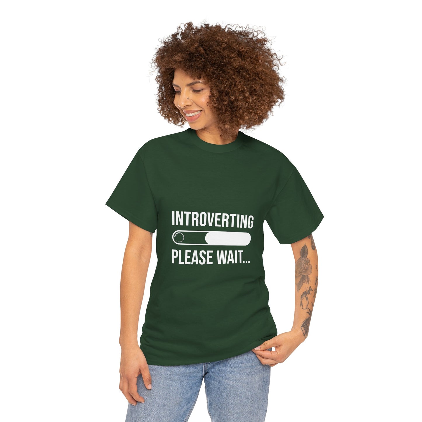 Introverting Please Wait T-Shirt — Funny Introvert Loading Tee