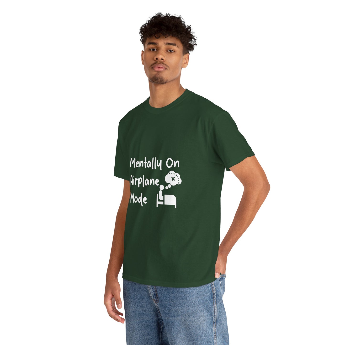 Mentally on Airplane Mode Travel Lover T-Shirt