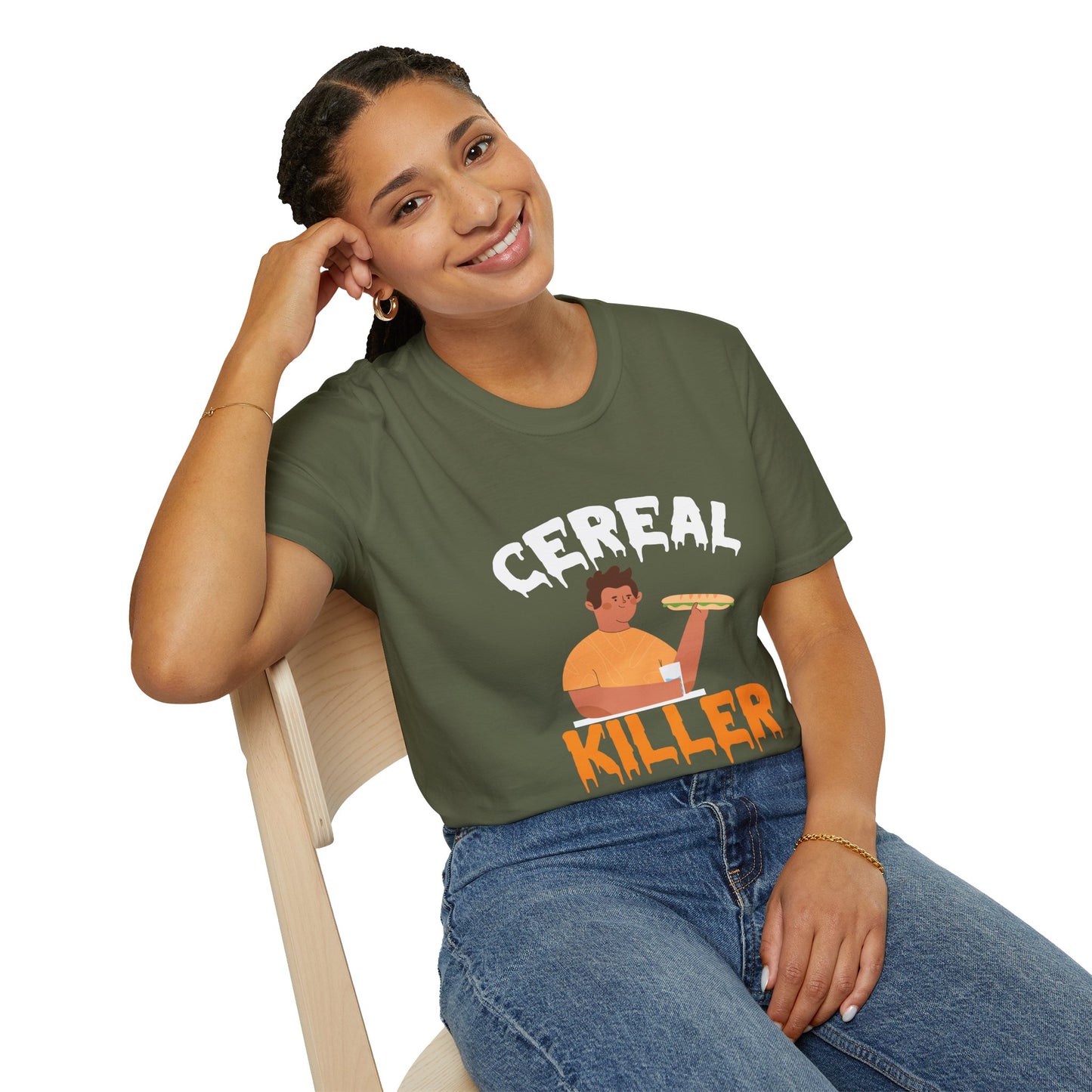 Cereal Killer Pun T-Shirt — Funny Breakfast Lover Tee