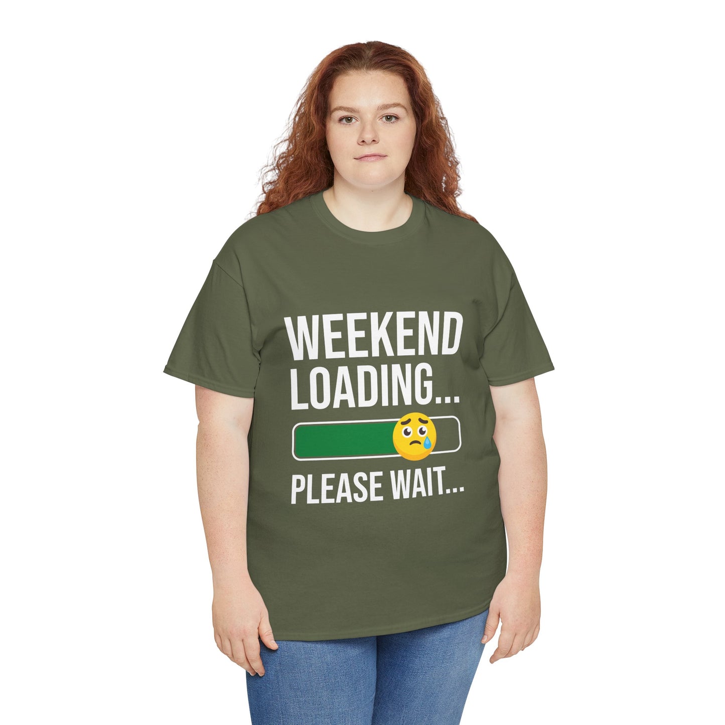 Weekend Loading Please Wait Tee — Funny Lazy Mode T-Shirt